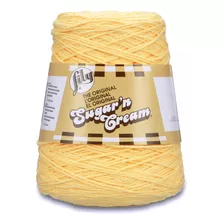 Hilados Lily Sugar And Cream, Algodn, Amarillo, Paquete De 1