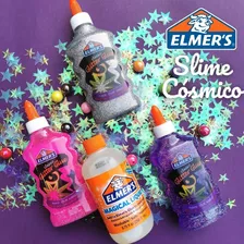 Kit Para Hacer Slime Silver Cosmico Elmer's 5 Piezas