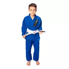 Kimono Jiu Jitsu Infantil Azul Apronta Entrega !