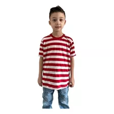Camiseta Infantil Top Listrada Stecchi Kids 