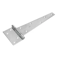 6 Und Dobradiça Leme Inox 100x250mm Mahler Porteira Portã 