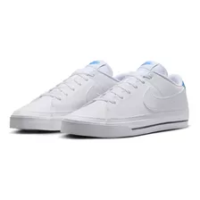 Tenis Para Hombre Nike Court Legacy Nn Blanco/azul