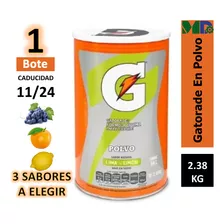 Gatorade En Polvo Sabor Naranja Lima Uva 2.38 Kg