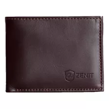 Billetera De Cuero Para Hombre - Zenit Color Chocolate 50