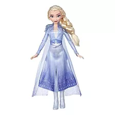 Disney Frozen Elsa - Muñeca De Moda Con Pelo Rubio Largo Y T
