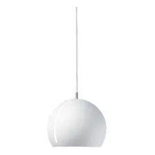 Lustre Pendente Globe Pelegrin Pel-076 Metal Branco 110v/220v