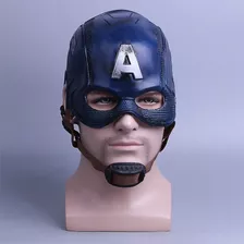 Casco De Superhéroe De Guerra Civil Capitán América Cosplay