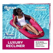 Aqua Luxury Water Pool Lounge Extra Grande Flotadores Infl