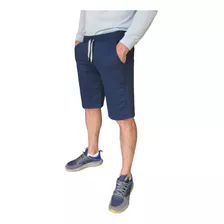 Kit 3 Bermudas Moletom Com Bolsos Shorts Esportivo Academia