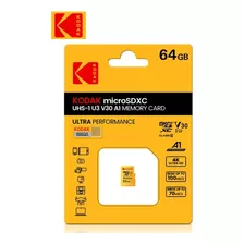 Tarjeta Memoria Micro Sd De 64 G / Kodak / 4 K / Milenoil 