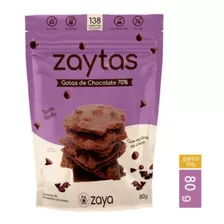 Zaytas Gotas De Chocolate Zaya 70% Lascas Brownie S/ Glúten