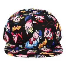 Kirby Sublimated All Over Print Flat Bill El Snapback Sombr.