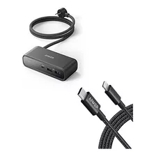 Cargador Anker 521 Usb-c 3 Salidas 30w Cable De Carga En