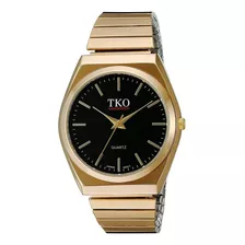 Reloj Hombre Tko Tk649bk Cuarzo Pulso Dorado Just Watches