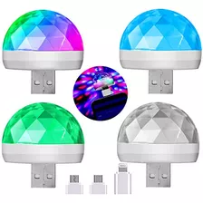 El Nuevo Usb Mini Disco De Luz 4 Paquete De Fiesta De B...