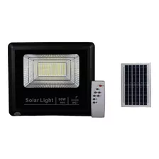 Foco 60w Exterior + Panel Solar + Control Remoto