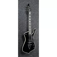 Guitarra Elétrica Ibanez Ps120 De Bordo Black Com Diapasão De Ébano