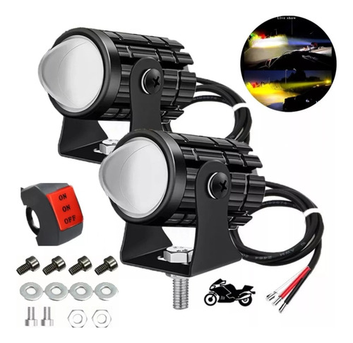 VCICI faros auxiliares moto