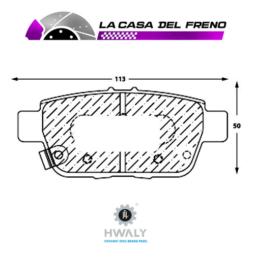 Pastilla De Freno Trasera Acura Tl Types 3.5 2019 J35a4tl Foto 3