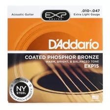 Daddario Exp15 Juego De Cuerdas Para Guitarra Acústica
