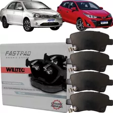 Pastilha De Freio Diant Cerâmica Willtec Yaris Etios 1.3 1.5