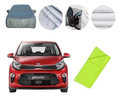 Foto de Pijama Para Carro Kia Picanto Cobertor Forro Premium 