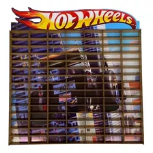 Porta Carrinhos Para 105 Em Mdf Adesivado Hotwheels Nicho 