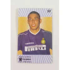 Cartão Card: Ronaldo Fenômeno. Pasta 37. 