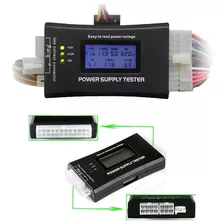 Probador Tester Fuente Poder Con Lcd 20 24 Pines Sata