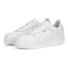 Tênis Carina Street Bdp Cor Puma White-puma White-puma Gold Tamanho 37