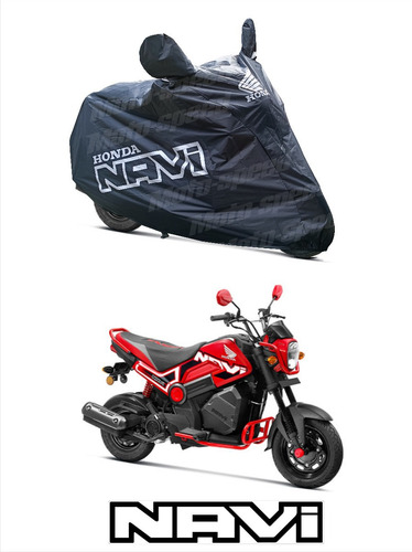 Funda Cubierta Impermeable Para Motos Honda Navi Foto 2
