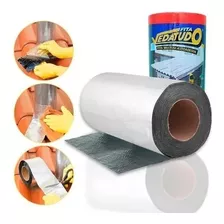 Fita Manta Asfáltica Auto Adesiva Aluminizada - 30cm X 10m