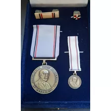 Conjunto Medalha Governador Pedro De Toledo Mmdc No Estojo