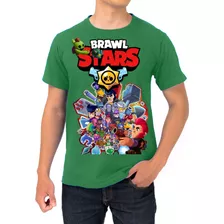 Camiseta Camisa Gamer T-shirt Brawl Stars 100% Algodão Dtf