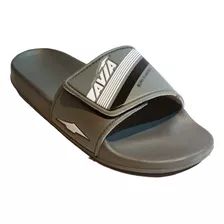 Chinela Slide Avia Fit Hombre Con Velcro Super Livianas Dep