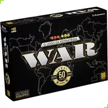 Jogo War Edição Especial 50 Anos Tabuleiro Grow Estratégia