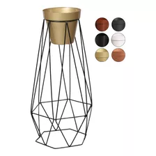 Suporte Tripé Diamante Com Vaso Plantas Chão Grande 60cm Top