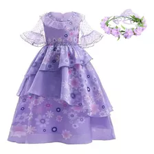 2pcs Isabela Magic Charm Vestido Roxo Para Meninas