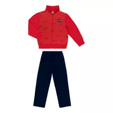 Conjunto Infantil Masculino Jaqueta E Calça Select Vermelho