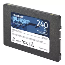 Disco Sólido Ssd 240gb Sata3 Patriot Burst Pbu240gs25ssdr