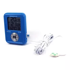 Termómetro Medición Interna/externa Reloj. Minipa Mt-220 