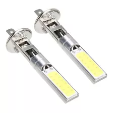 2x H1 Cob Led Branco Brilhante Luzes De Nevoeiro Drl