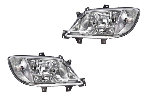 Par De Faros Depo Mercedes Benz Sprinter 2003 2004 2005 2006 Foto 5