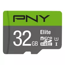 Tarjeta De Memoria Flash Pny Elite Class 10 Microsdhc 32 Gb