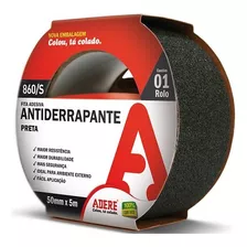 Fita Adesiva Antiderrapante Preta 50mm X 5m Adere