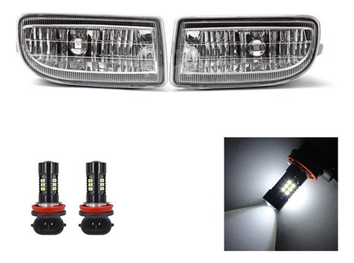 Luz Antiniebla Led Para Land 100 Lc100 1998-2007 Fog Bumper Foto 8