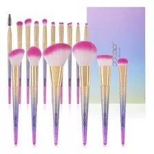 Set De 16 Brochas De Maquillaje Docolor Db1603