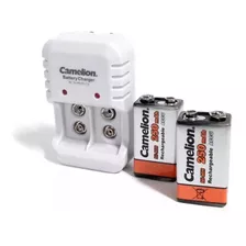 Cargador Camelion 2 Baterias De 9v Recargable 250mah