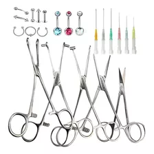 Kit Body Piercing Iniciante 10 Catéters + 10 Piercing