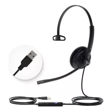 Yealink Uh34 - Auriculares Usb Con Cable Y Microfono, Auricu